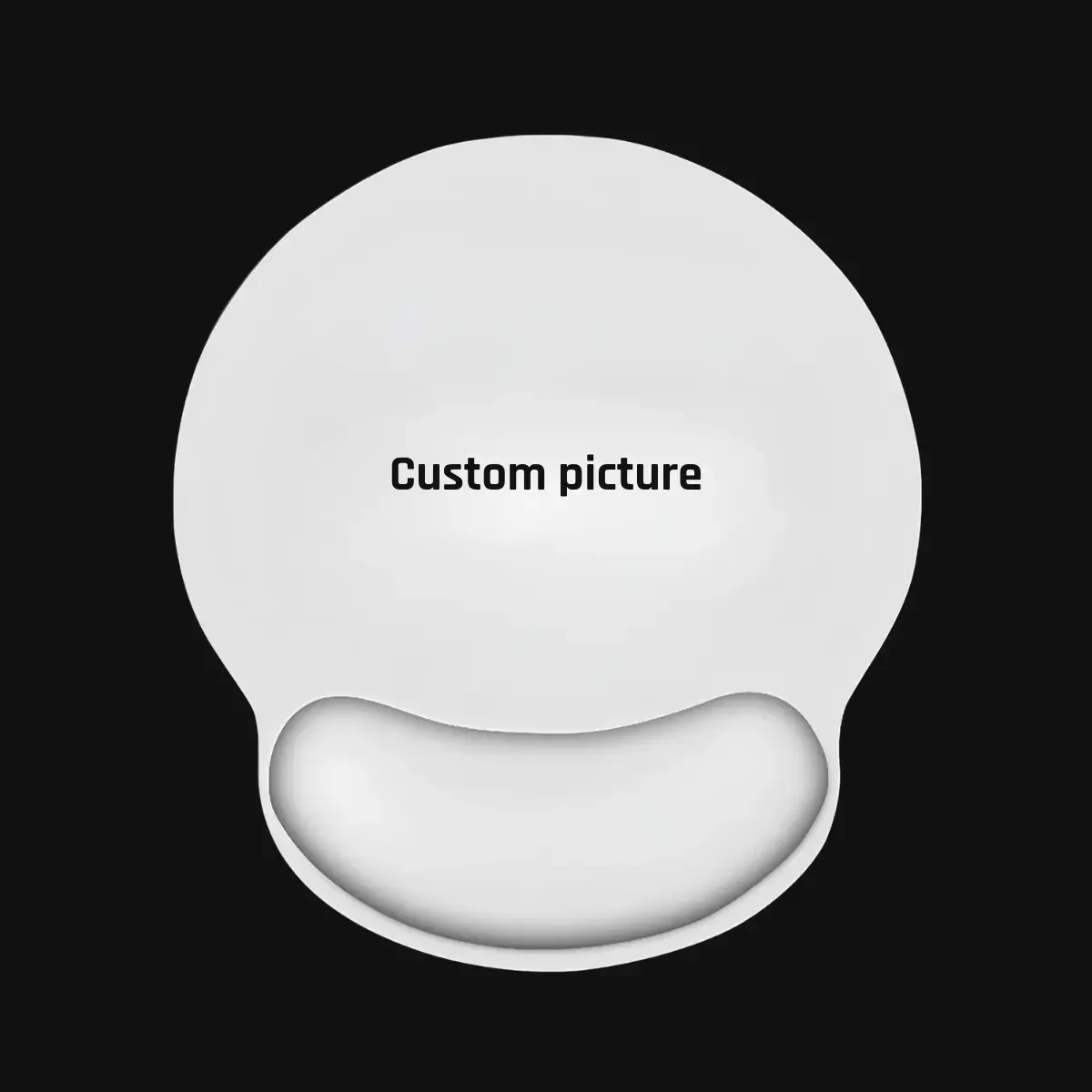 Tapis de souris ergonomique personnalisable avec repose-poignet antidérapant