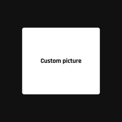 Tapis de souris personnalisé grand format antidérapant 25x29 cm